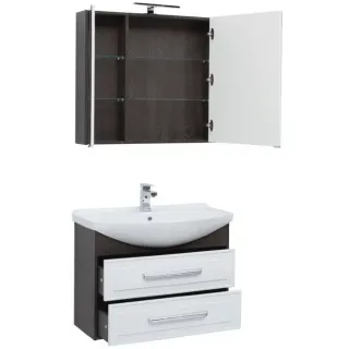 Тумба под раковину Aquanet Остин 200908 85 см белый/дуб кантербери